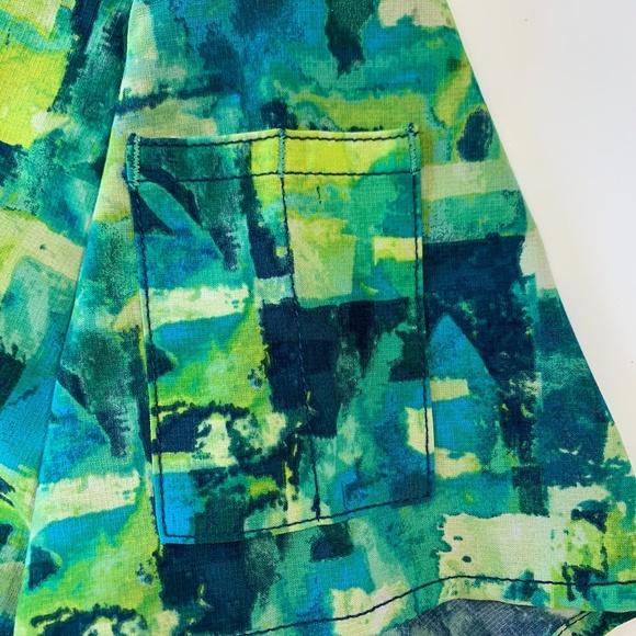 Carhartt Force Women Scrub Top Abstract Nursing M - Picture 7 of 10